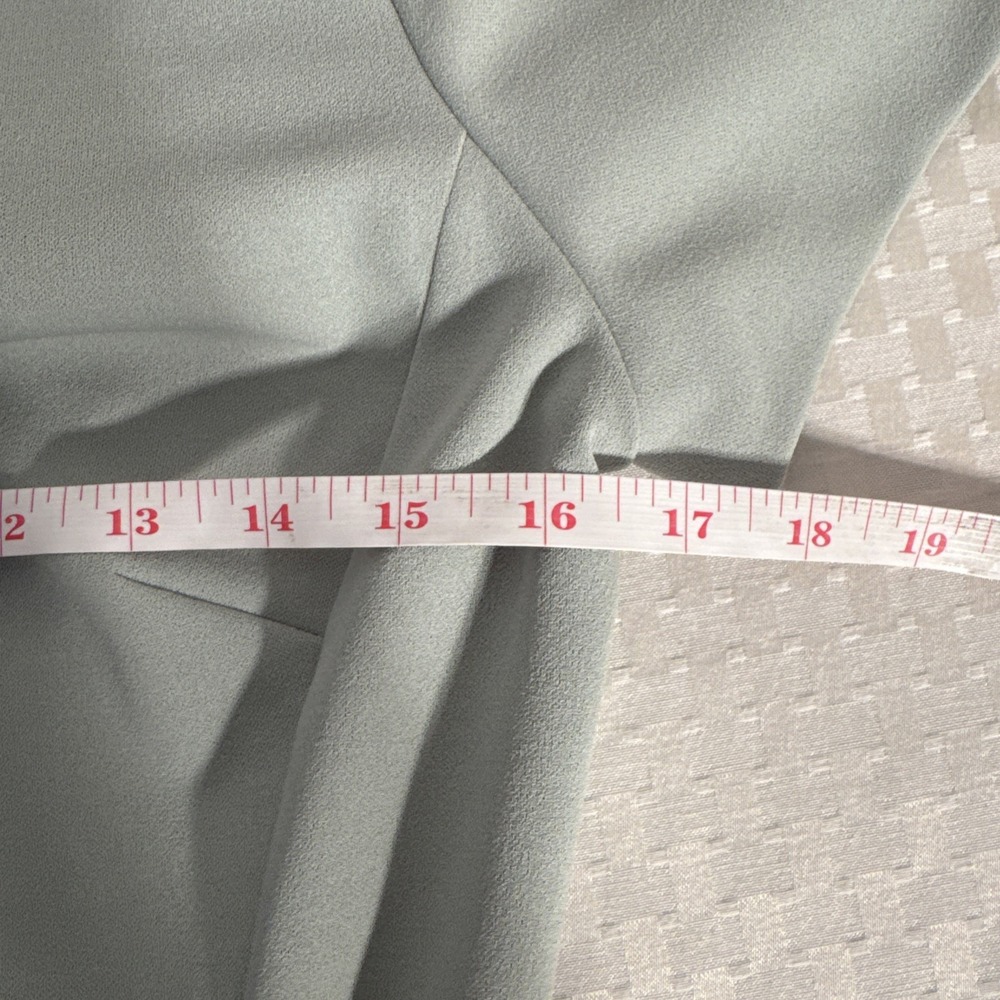 Calvin Klein Sage Green Wrap-Style Dress - Picture 8 of 9